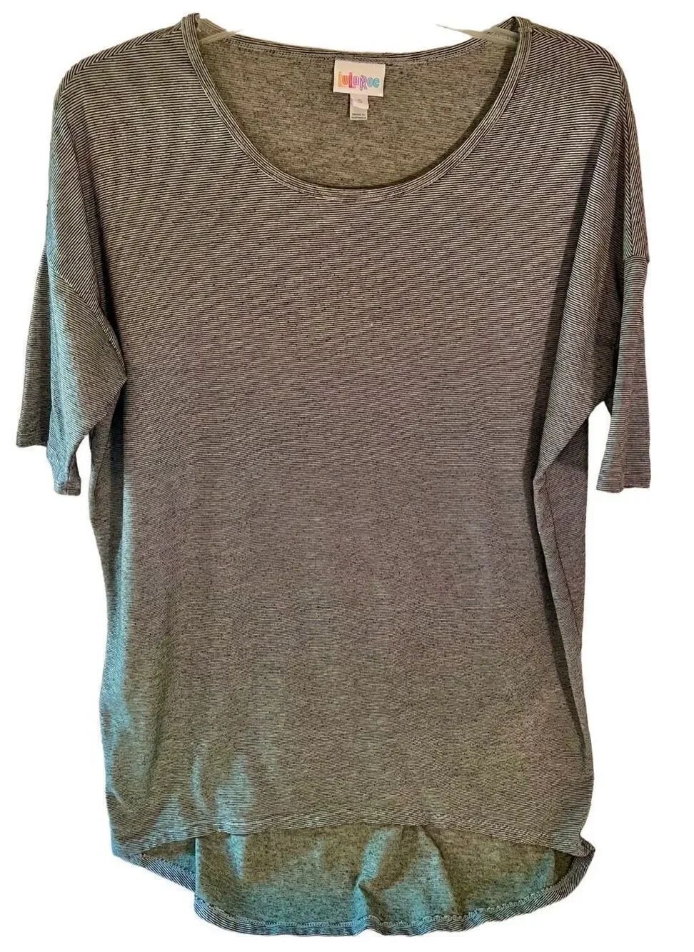 LuLaRoe Short Sleeve Micro-stripe TShirt Size Small